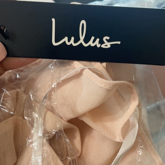 Blush Pink Backless Skater Dress - Picture 5 of 5